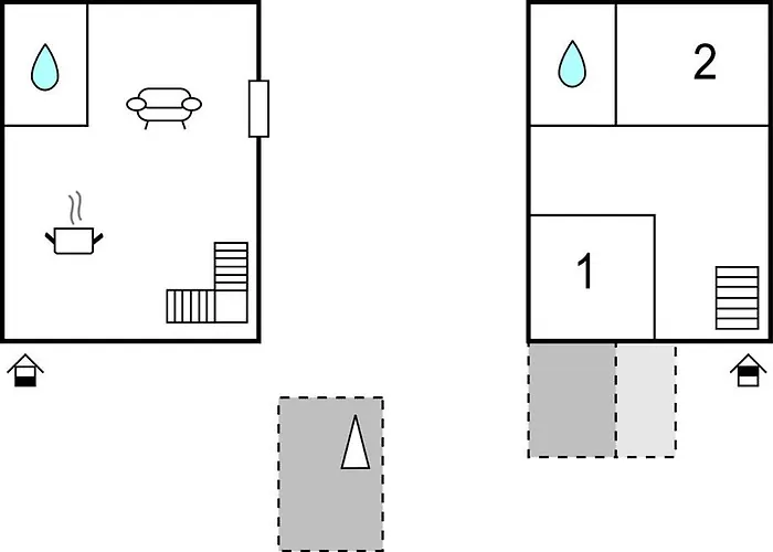 2 Bedroom Cozy In *
